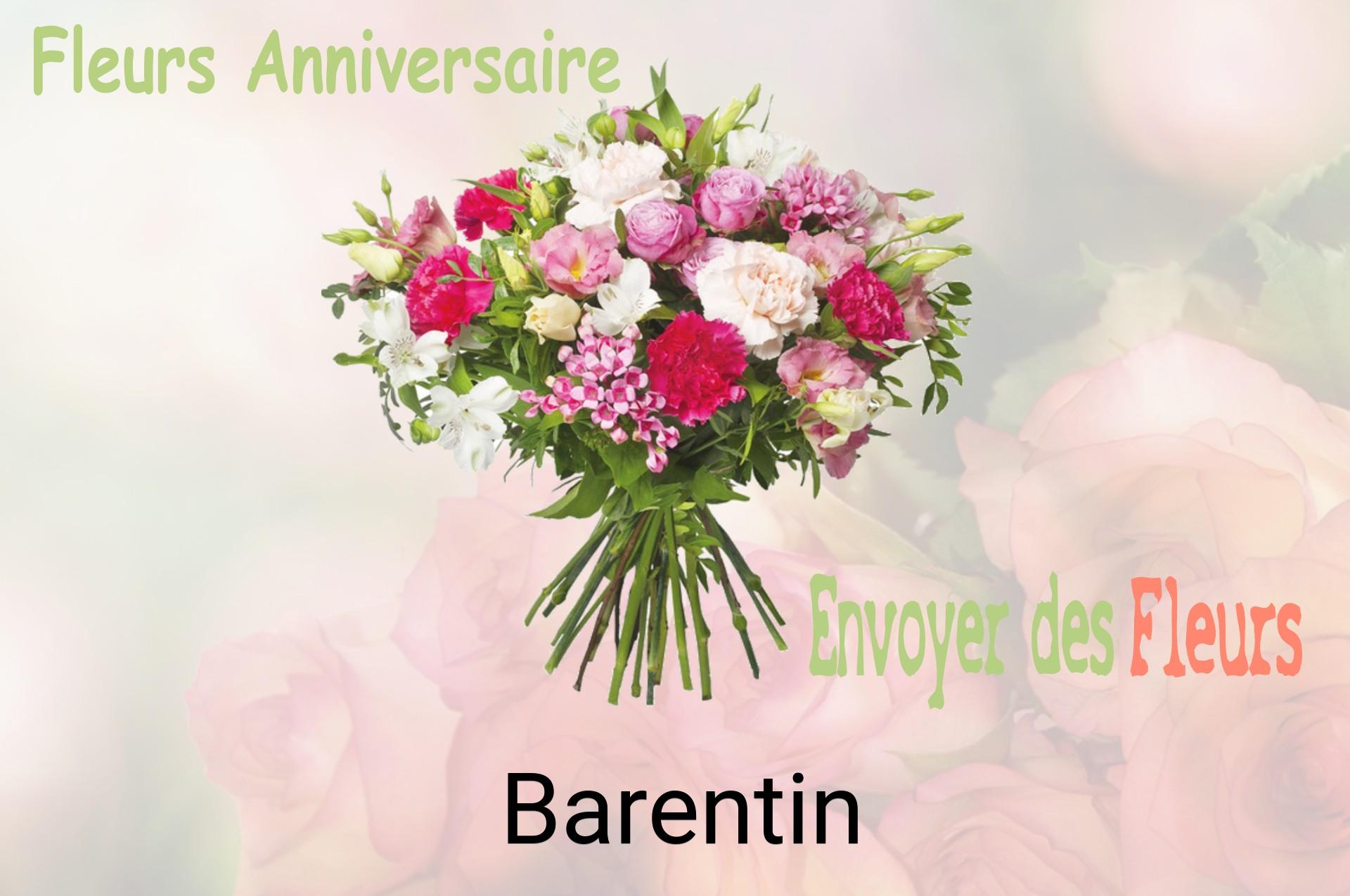 Bouquet de fleurs d’anniversaire livré à Barentin