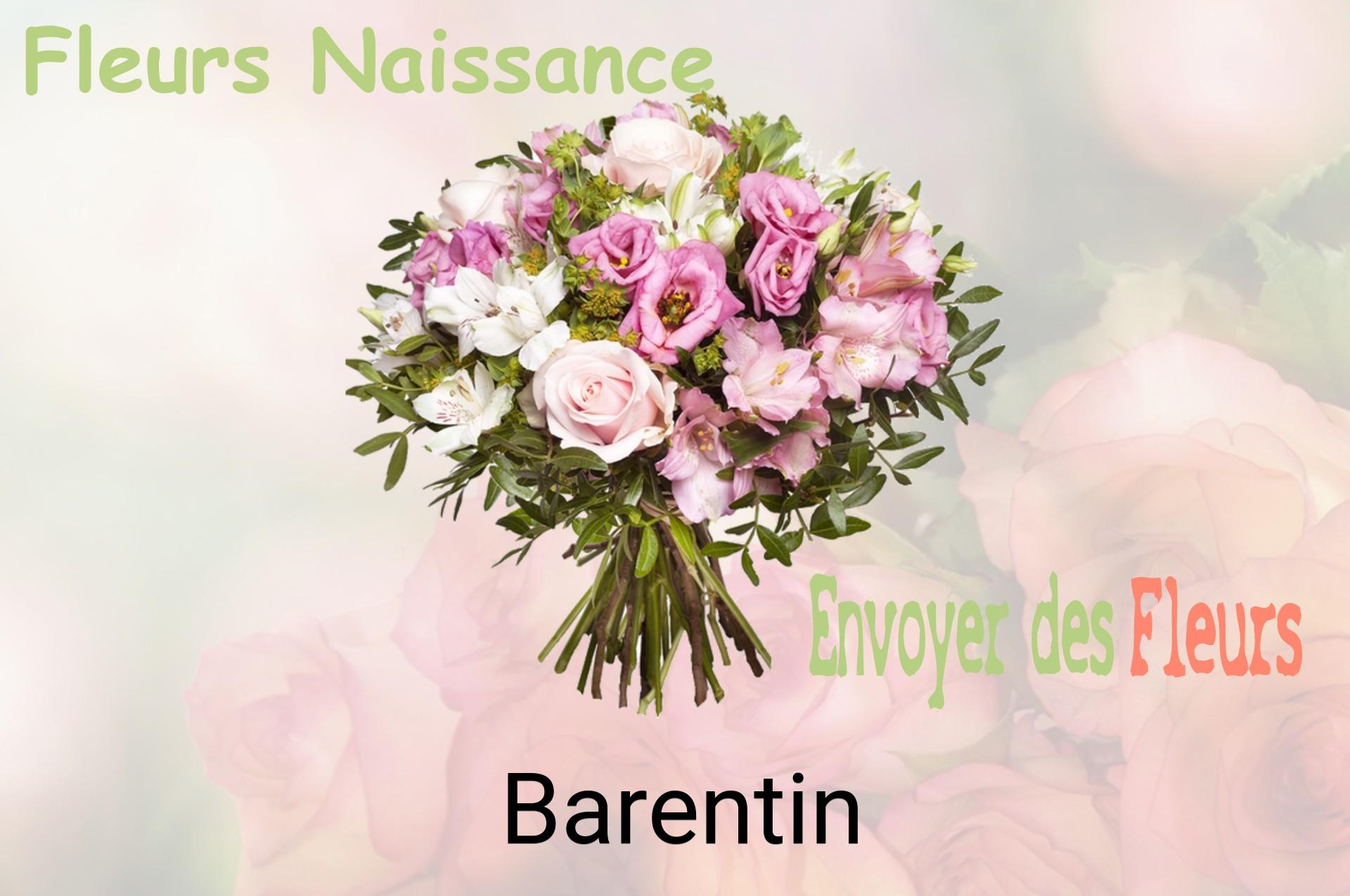 Bouquet de fleurs de naissance livré à Barentin